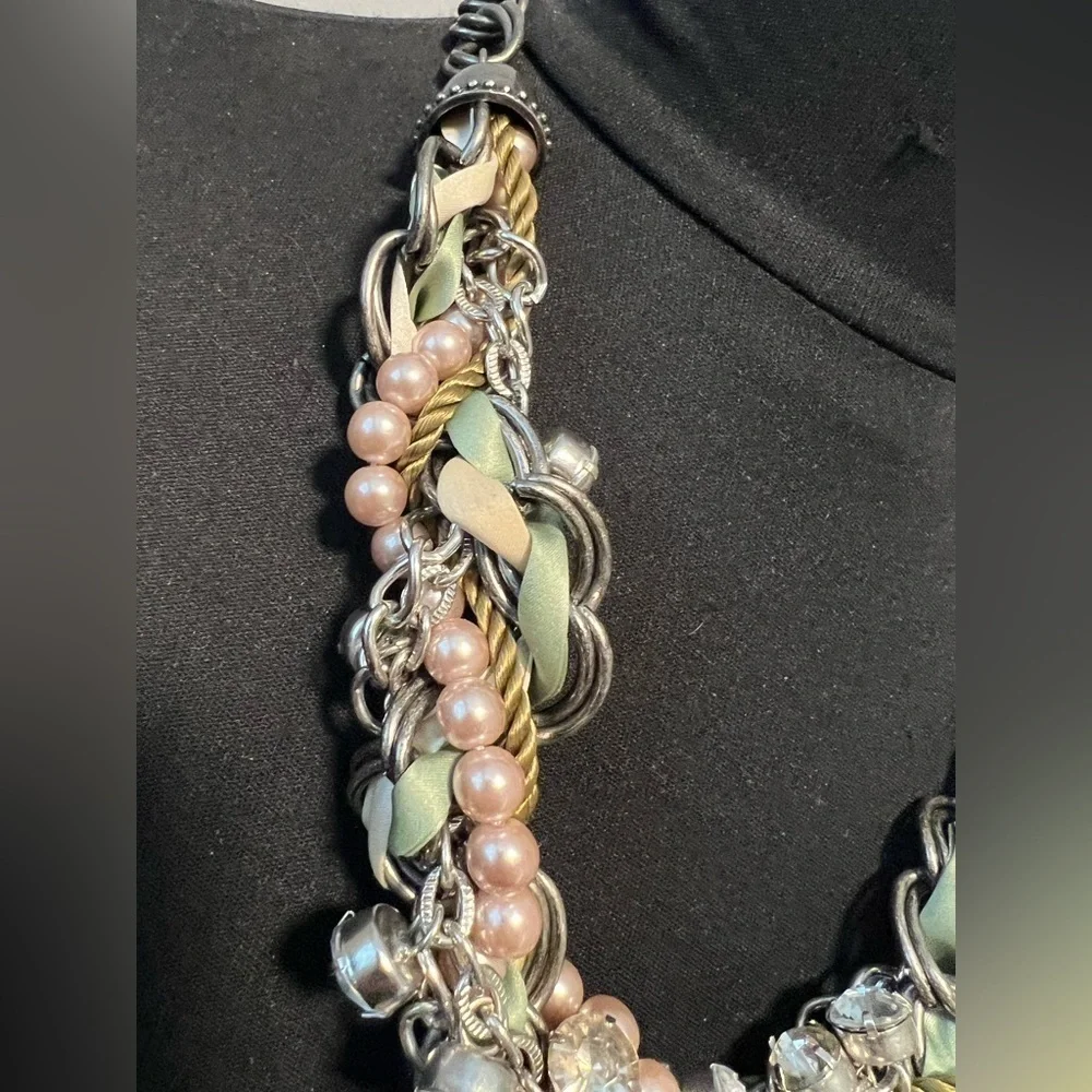 LOFT Rhinestone Statement Necklace
